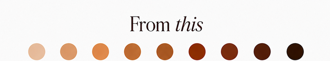Before — Plain makeup dots for shade colors by Sassy B. Visuals
